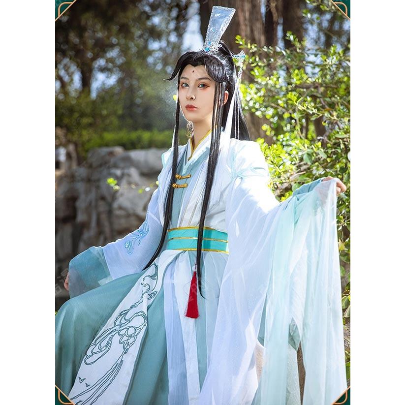 (WJ Fashion)天官賜福 師青玄 コスプレ衣装 風師 男相 公式 コスプレ ウィッグ 漫画 仮装 大人用 文化祭 イベント パーティ 演劇 (WJ Fashion)天官賜福 師青玄 コスプレ衣装 風師 男相 公式 コスプレ ウィッグ 漫画 仮装 大人用 文化祭 イベント パーティ 演劇