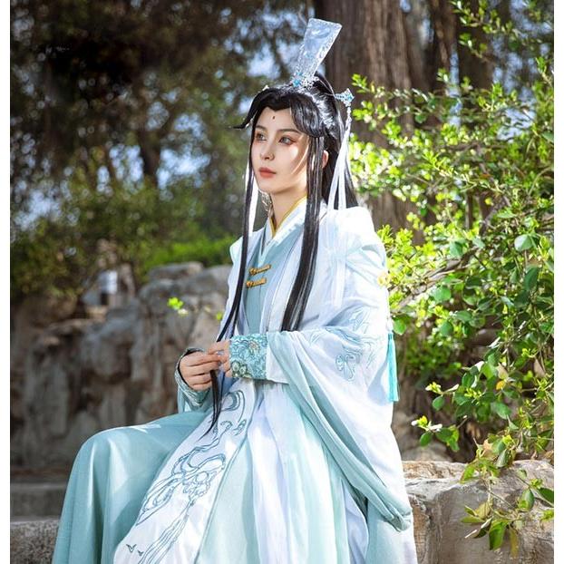 (WJ Fashion)天官賜福 師青玄 コスプレ衣装 風師 男相 公式 コスプレ ウィッグ 漫画 仮装 大人用 文化祭 イベント パーティ 演劇 (WJ Fashion)天官賜福 師青玄 コスプレ衣装 風師 男相 公式 コスプレ ウィッグ 漫画 仮装 大人用 文化祭 イベント パーティ 演劇