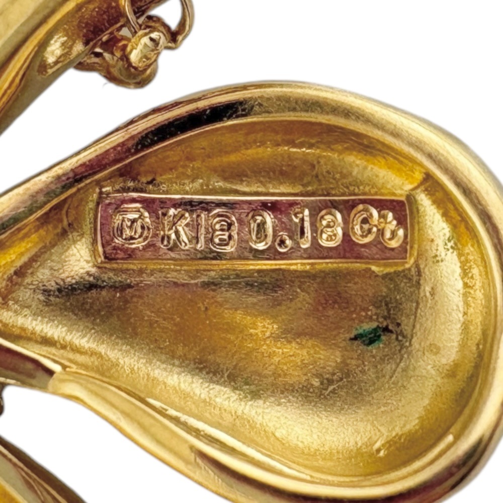 ミキモト ネックレス 18金 K18イエローゴールド ダイヤモンド MIKIMOTO 中古 美品 ミキモト ネックレス 18金 K18イエローゴールド ダイヤモンド MIKIMOTO 中古 美品