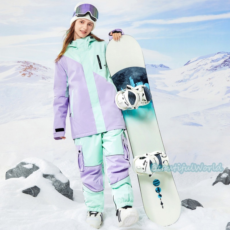 スノーボードウェア上下スキーウェア上下セットメンズレディーススノボウェアジャケットパンツ男女兼用スノーウェア撥水防風保温雪遊び