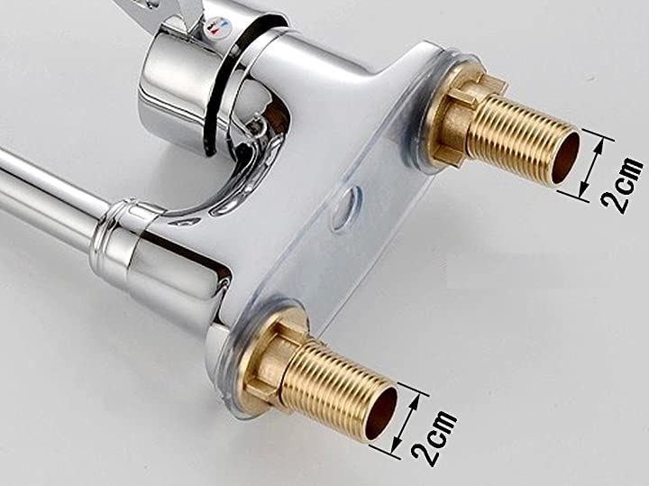 ツーホール式 シャワー 切り替え付き 混合水栓 洗面用 ヘッド 蛇口 シングルレバー 洗面台 SK98(クロムメッキ) ツーホール式 シャワー 切り替え付き 混合水栓 洗面用 ヘッド 蛇口 シングルレバー 洗面台 SK98(クロムメッキ)