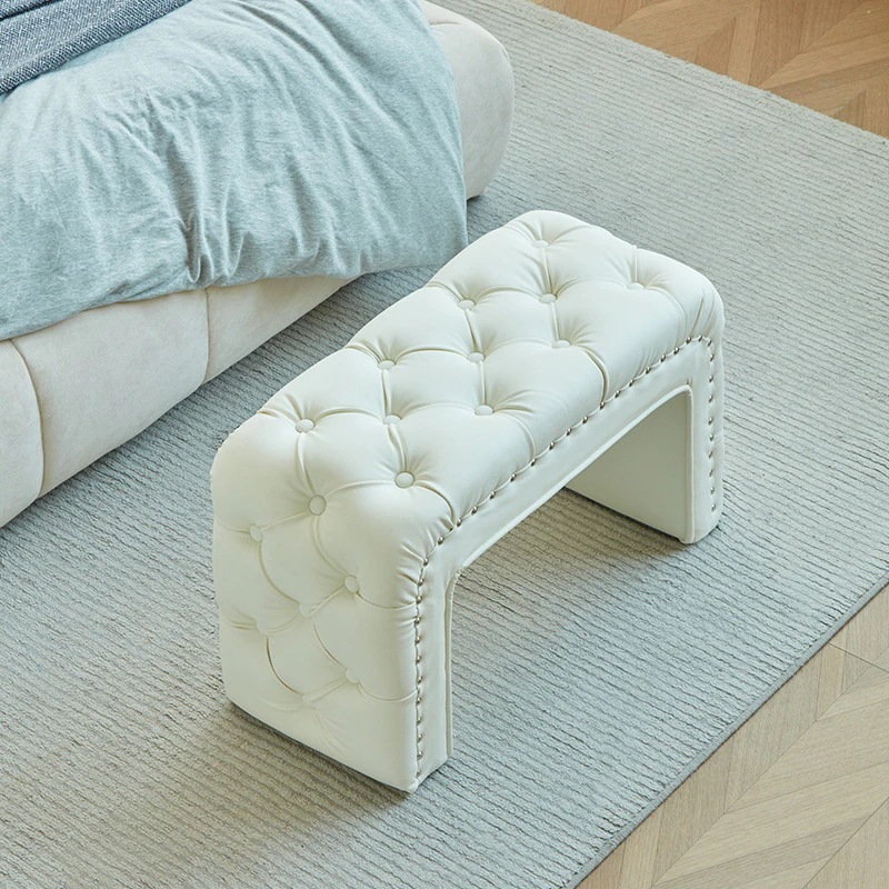 スツール 北欧 モダン ボタンタフティング デザイン 高反発クッション オットマン おしゃれ インテリア ドレッサー チェア ホワイト スツール 北欧 モダン ボタンタフティング デザイン 高反発クッション オットマン おしゃれ インテリア ドレッサー チェア ホワイト