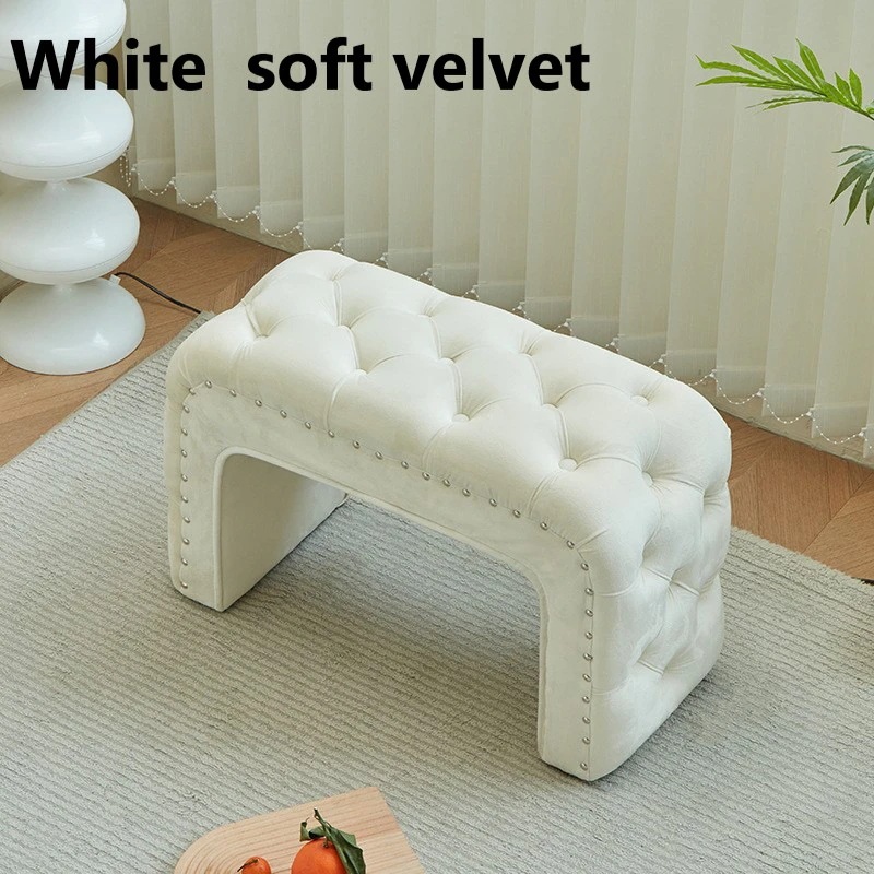 スツール 北欧 モダン ボタンタフティング デザイン 高反発クッション オットマン おしゃれ インテリア ドレッサー チェア ホワイト スツール 北欧 モダン ボタンタフティング デザイン 高反発クッション オットマン おしゃれ インテリア ドレッサー チェア ホワイト