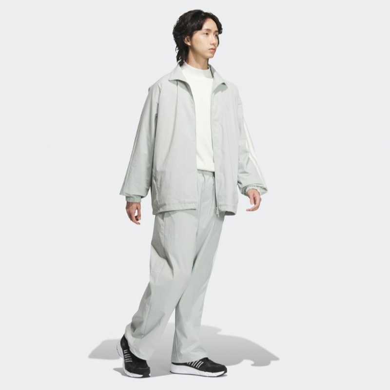 アディダス 3S クラブウーブントラックジャケット-グレー/ JL6092 アディダス 3S クラブウーブントラックジャケット-グレー/ JL6092
