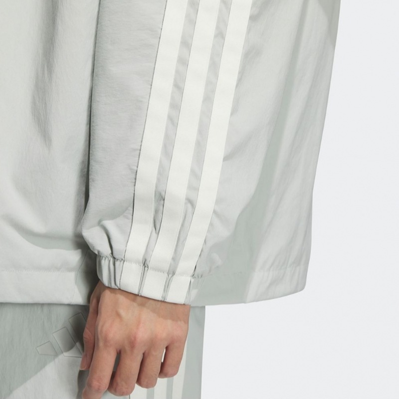 アディダス 3S クラブウーブントラックジャケット-グレー/ JL6092 アディダス 3S クラブウーブントラックジャケット-グレー/ JL6092