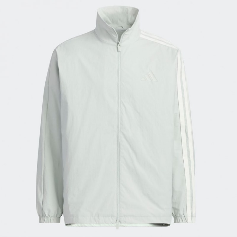 アディダス 3S クラブウーブントラックジャケット-グレー/ JL6092 アディダス 3S クラブウーブントラックジャケット-グレー/ JL6092