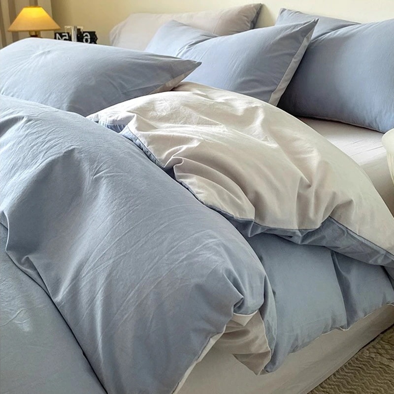 【布団カバー+シーツ+枕カバー】 3点セット4点セット 寝具 学生寮 無地 綿 布団カバーセット 新作 秋