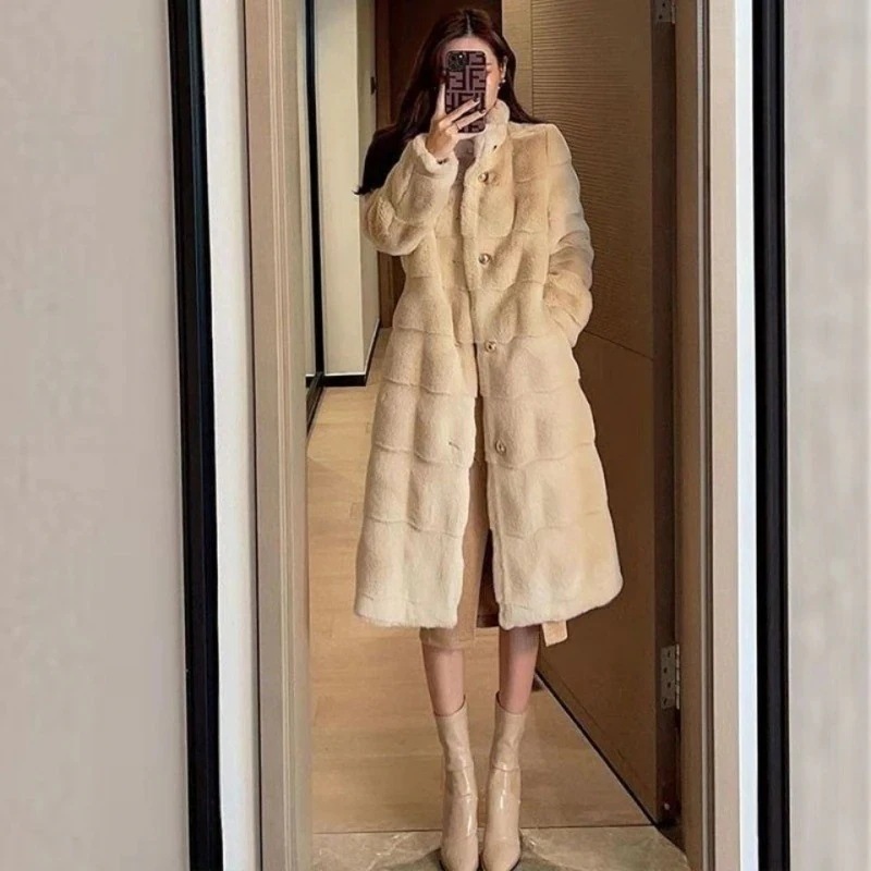 メガ割 25新作ミドル丈 人工ファー コート スタンド襟 フリース チェスターコート ふわふわ 厚手 アウター ボア ムートン メガ割 メガ割 25新作ミドル丈 人工ファー コート スタンド襟 フリース チェスターコート ふわふわ 厚手 アウター ボア ムートン メガ割