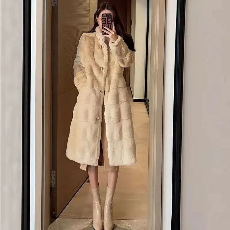 メガ割 25新作ミドル丈 人工ファー コート スタンド襟 フリース チェスターコート ふわふわ 厚手 アウター ボア ムートン メガ割 メガ割 25新作ミドル丈 人工ファー コート スタンド襟 フリース チェスターコート ふわふわ 厚手 アウター ボア ムートン メガ割