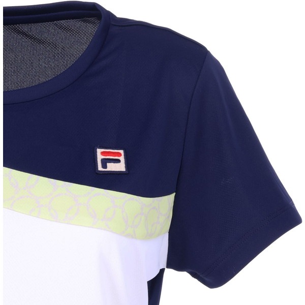 返品交換不可 在庫一掃セール FILA フィラ ゲームシャツ テニス ゲームシャツ レディース VL2929-18B