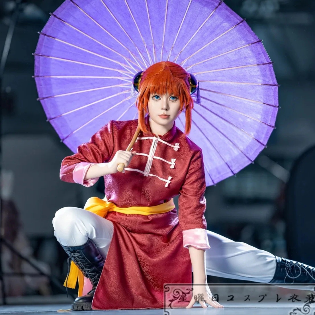 銀魂 風 ぎんたま 烙陽決戦篇 神威 神楽 コスプレ衣装 コスチューム