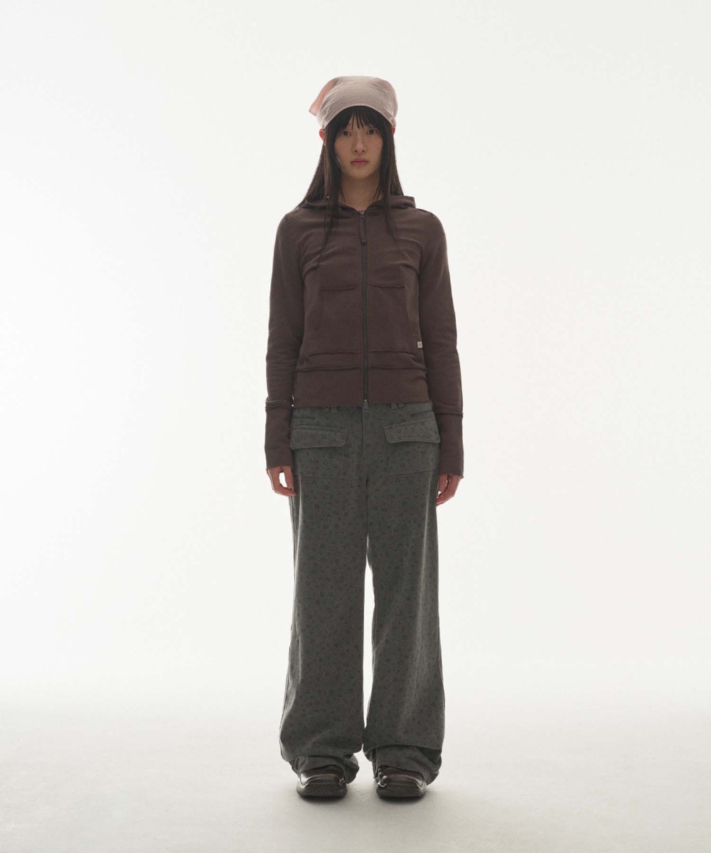 COYSEIO】 FLOWER PATTERN PANTS : NAVY