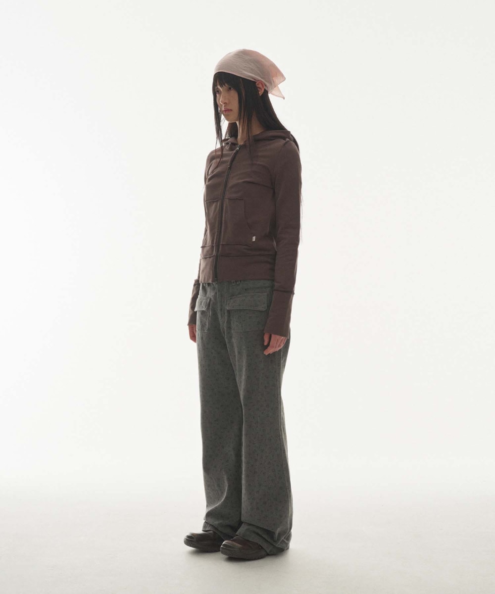 COYSEIO】 FLOWER PATTERN PANTS : NAVY