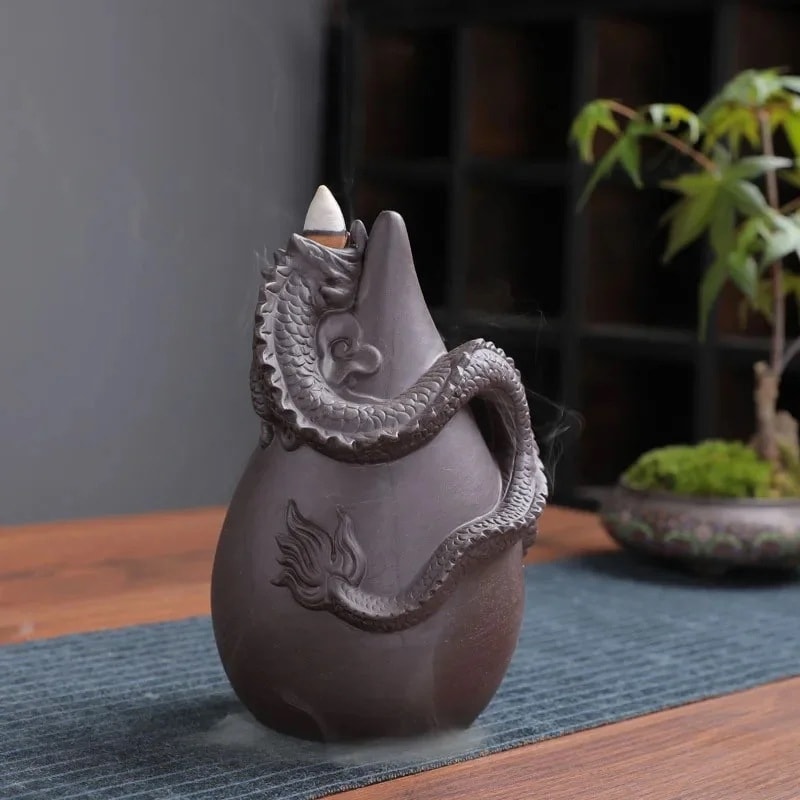 Qoo10] 手作りのセラミック香炉 レトロなzenの