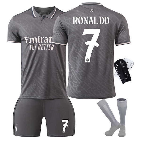 新品！レアルマドリード　19-20 ヴィニシウス　ユニフォーム Qoo10] 2425 レアルマドリード セカンドアウ