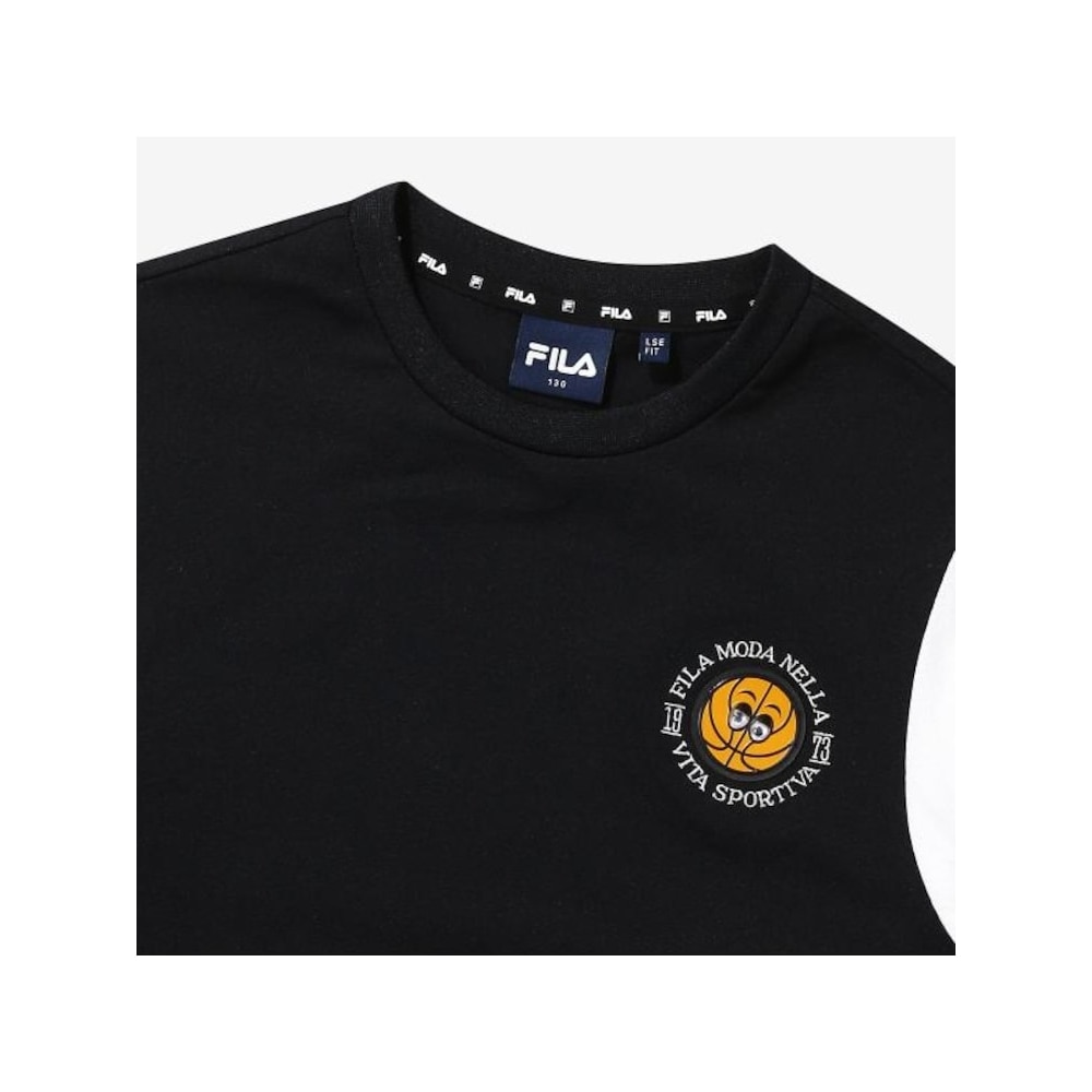 [FILA KIDS] バスケットボールワッテントップ&ボトムセットアップ (FK2FSG2602M_BLK) Q0ZFK2FSG2602MBLK