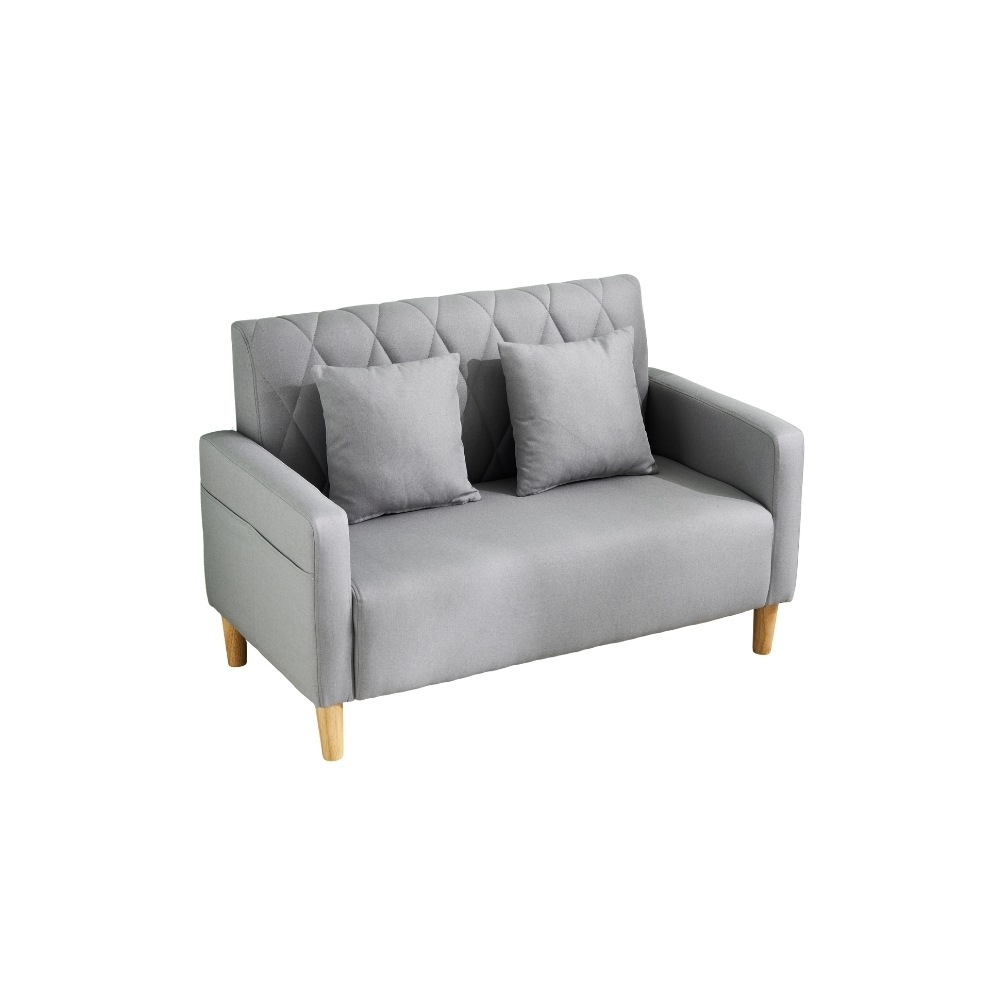 【国内即日発送】ソファー 二人がけソファー 2人掛け 幅103cm 脚高さ13cm リビングソファ 肘付き ロボット掃除機も通れる かんたん組立 1人用にも おしゃれ かわいい 枕付き 取り外し可能な 【国内即日発送】ソファー 二人がけソファー 2人掛け 幅103cm 脚高さ13cm リビングソファ 肘付き ロボット掃除機も通れる かんたん組立 1人用にも おしゃれ かわいい 枕付き 取り外し可能な