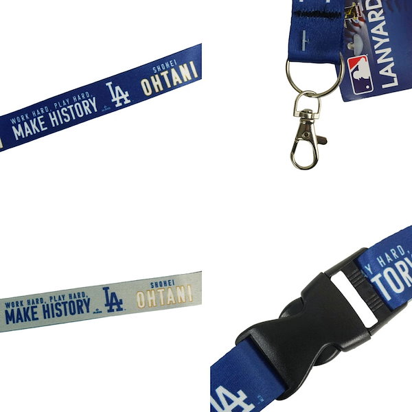 Qoo10] 大谷翔平 ネックストラップ 公式 ドジャ