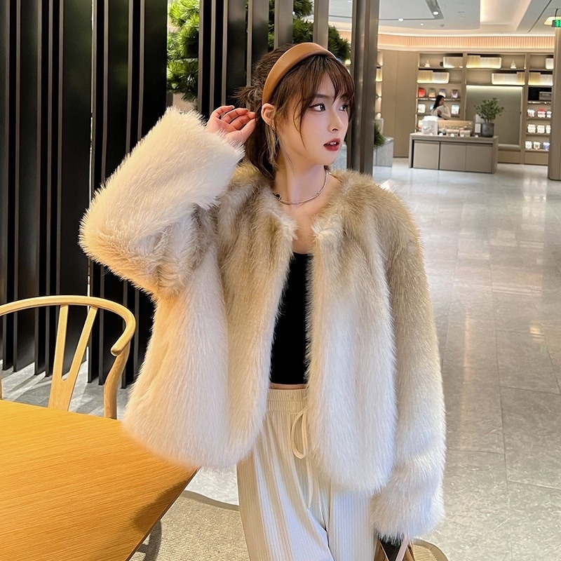 AWアウターファーコート 保温 裏起毛 ジャケット 厚手 ゆったり ショートコート トップス