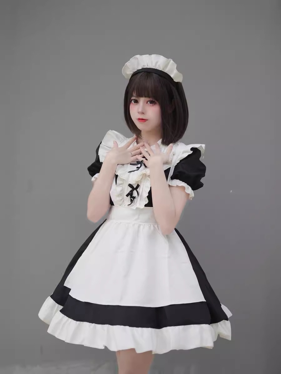 オリジナル新製品日本の秋葉原高級メイド衣装メイド衣装COSPLAYパフォーマンス衣装大きいサイズ