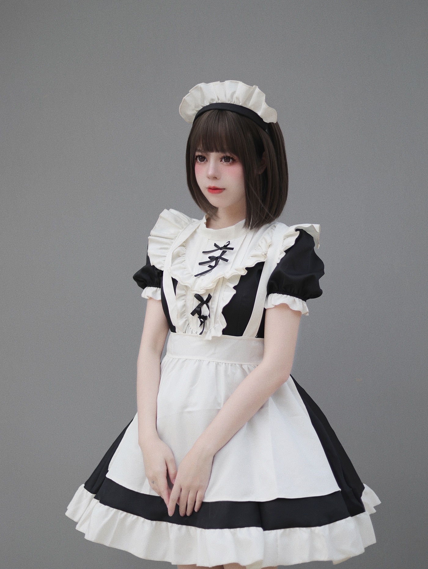 オリジナル新製品日本の秋葉原高級メイド衣装メイド衣装COSPLAYパフォーマンス衣装大きいサイズ