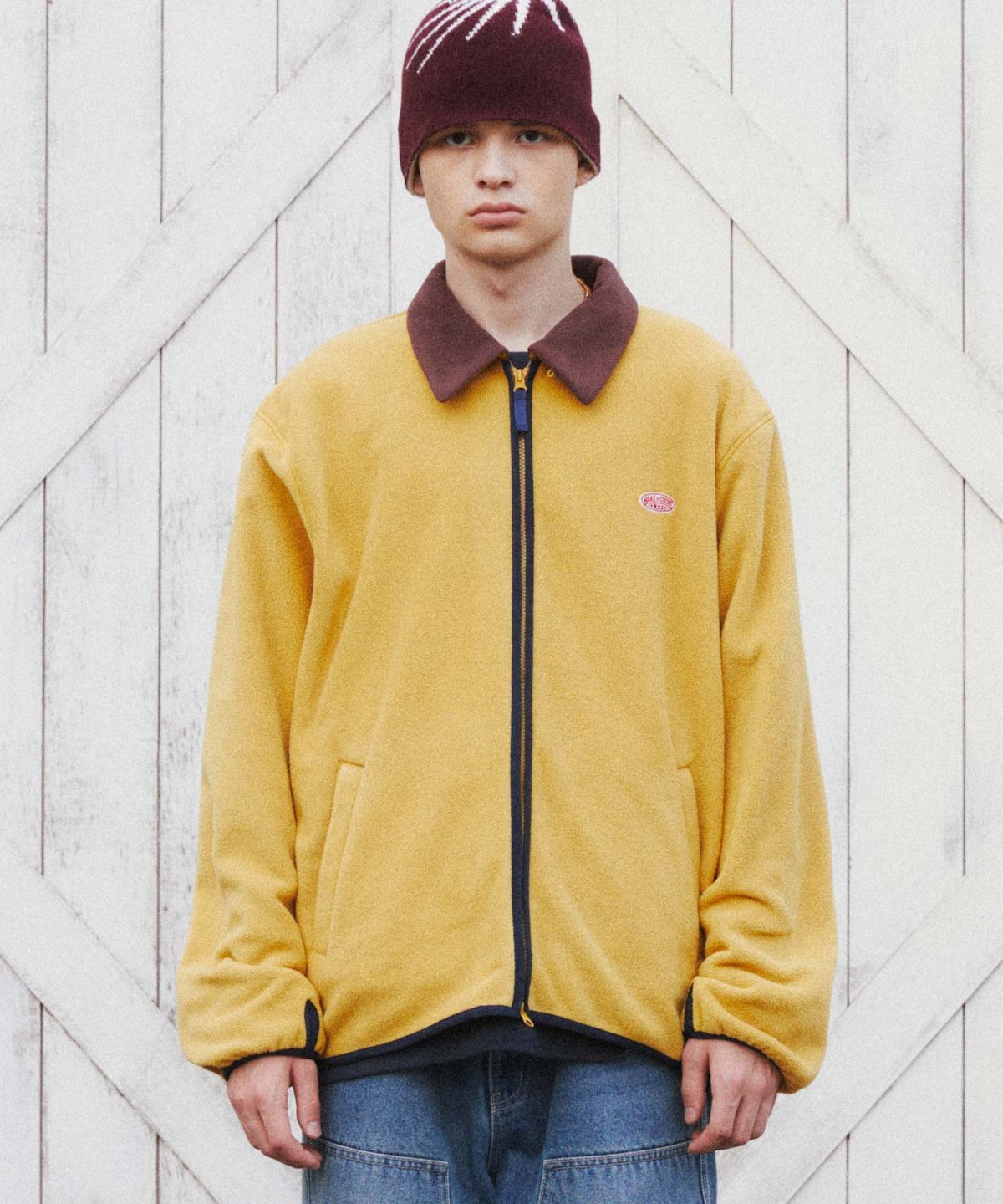 【WMC x HINA】ソフトフリースジャケット MUSTARD WMC x HINA】ソフトフリースジャケット MUSTARD その他 アウター