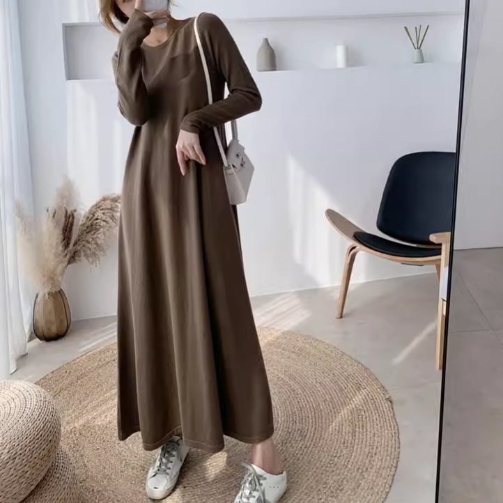 レディース スカート ワンピース ニット セーター プルオーバー ドレス ニットワンピ ニットスカート ロングスカート ロング マキシ 長袖 襟なし ノーカラー ワイド Aライン 裾ワイド 伸縮性 レディース スカート ワンピース ニット セーター プルオーバー ドレス ニットワンピ ニットスカート ロングスカート ロング マキシ 長袖 襟なし ノーカラー ワイド Aライン 裾ワイド 伸縮性