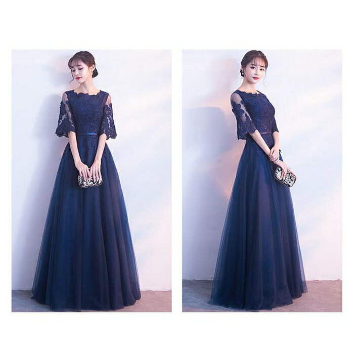 パーティードレス ロング 結婚式 ワンピース 演奏会 発表会 パーティドレス 花柄 刺繍 レース ウ パーティードレス ロング 結婚式 ワンピース 演奏会 発表会 パーティドレス 花柄 刺繍 レース ウ