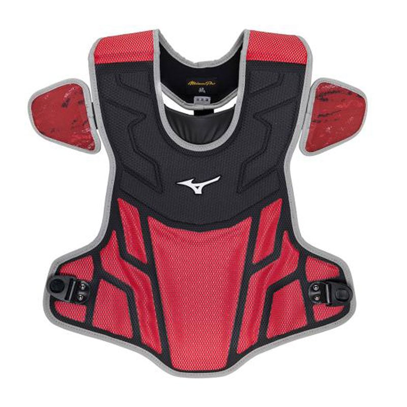 ミズノ　キャッチャー道具　キャッチャーマスク　レッド×グレー ミズノ キャッチャー道具 キャッチャーマスク レッド×グレー