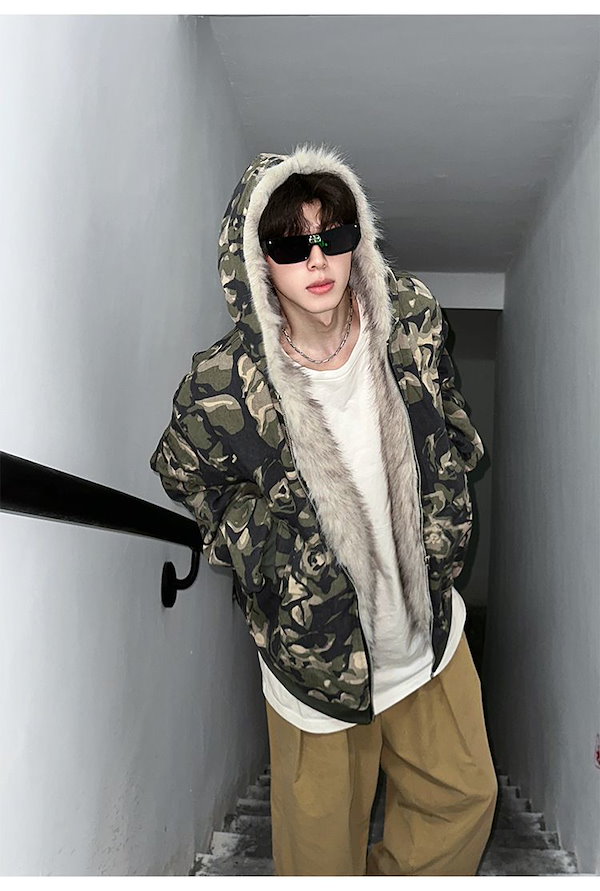 MEUCCI ITALY ファージャケット y2k グラデーション レディース 00513ea3b788e1f6ca38aef9239a58