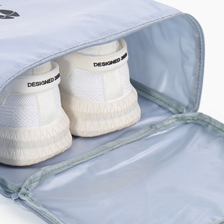 【20点セット】【送料無料】シューズケース 上履き入れ 大容量 旅行用 シューズバッグ 防水 防塵 PVC内裏 運動靴 収納 アウトドア 便利 折りたたみ 通園 通学 子供用 上履き袋 シューズ袋 保