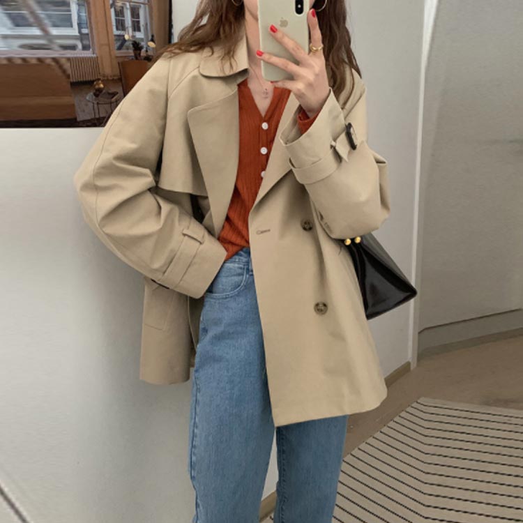 トレンチコートレディーススプリングコート長袖アウターゆったりミディアム丈大きいサイズ春秋キレイめカジュアル通勤通学オフィス入学式卒業式 トレンチコートレディーススプリングコート長袖アウターゆったりミディアム丈大きいサイズ春秋キレイめカジュアル通勤通学オフィス入学式卒業式