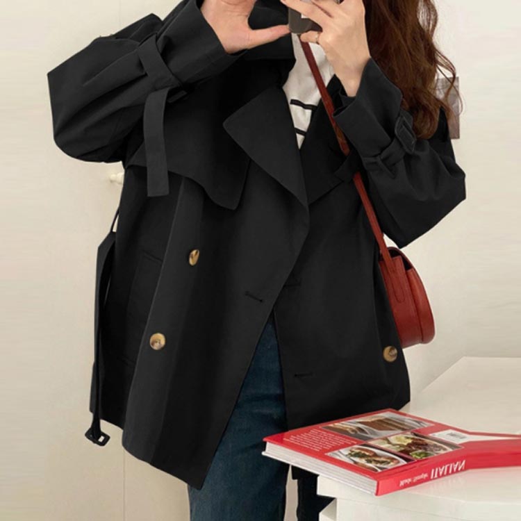 トレンチコートレディーススプリングコート長袖アウターゆったりミディアム丈大きいサイズ春秋キレイめカジュアル通勤通学オフィス入学式卒業式 トレンチコートレディーススプリングコート長袖アウターゆったりミディアム丈大きいサイズ春秋キレイめカジュアル通勤通学オフィス入学式卒業式