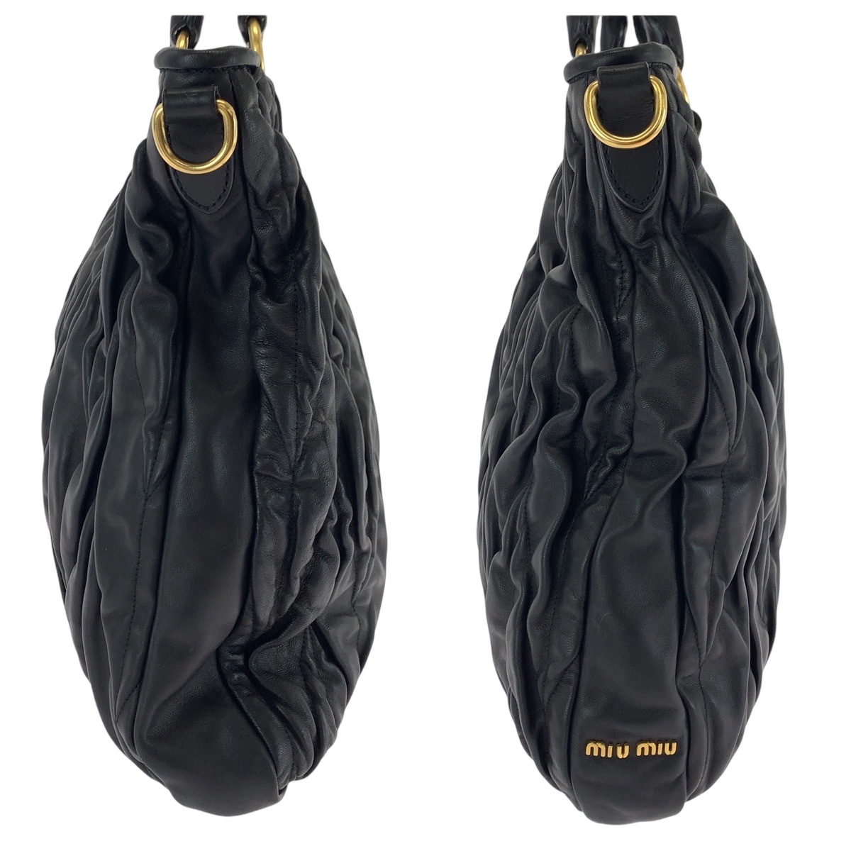 美品 マテラッセ ブラック 黒 ゴールド金具 レザー ショルダーバッグ ハンドバッグ 2way レディース 501883 美品 マテラッセ ブラック 黒 ゴールド金具 レザー ショルダーバッグ ハンドバッグ 2way レディース 501883