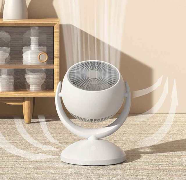 首振りサーキュレーター 卓上ファン 小型扇風機 充電式 風量4段階調節 静音設計 120度自動首振り 節電に 空気循環や換気に CCLF360 241 首振りサーキュレーター 卓上ファン 小型扇風機 充電式 風量4段階調節 静音設計 120度自動首振り 節電に 空気循環や換気に CCLF360 241