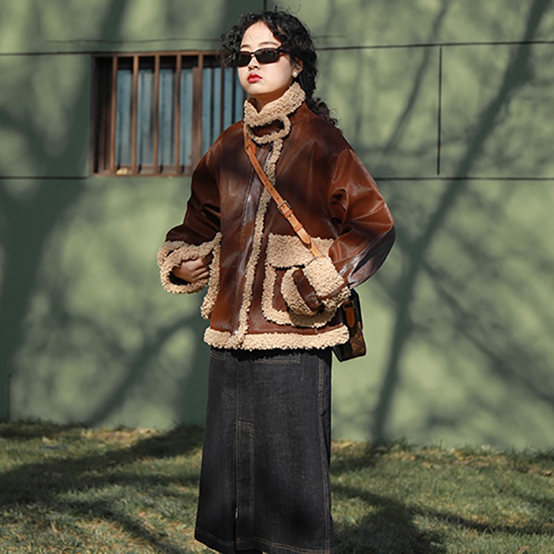 ムートンジャケット コーヒー色 ムートン PU 中綿コート ライダースジャケット レディース 毛皮コート 切り替え キルティングジャケット 秋冬 ファッション ムートンジャケット コーヒー色 ムートン PU 中綿コート ライダースジャケット レディース 毛皮コート 切り替え キルティングジャケット 秋冬 ファッション