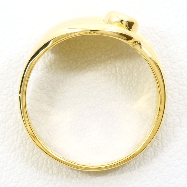 K18 18金 YG イエローゴールド リング 指輪 11号 ダイヤ ジュエリー 中古 K18 18金 YG イエローゴールド リング 指輪 11号 ダイヤ ジュエリー 中古