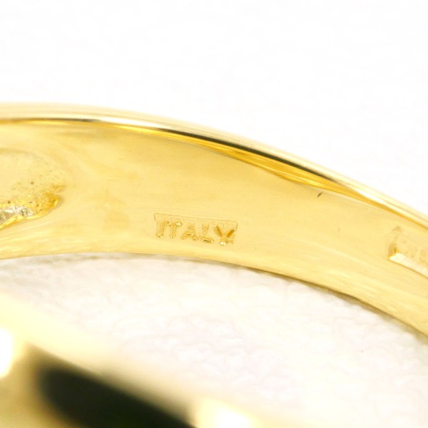 K18 18金 YG イエローゴールド リング 指輪 11号 ダイヤ ジュエリー 中古 K18 18金 YG イエローゴールド リング 指輪 11号 ダイヤ ジュエリー 中古