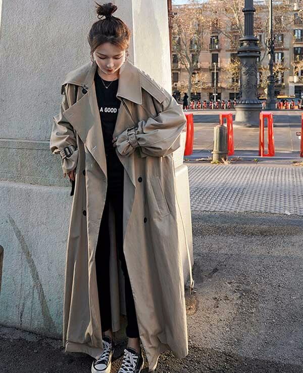 トレンチコート レディース 秋コート スプリングコート 超ロング トレンチ コート ロング 春 秋 アウター 秋物 秋服 ビジネス お宮参り 通勤 就活 韓国風 ベージュ グレー トレンチコート レディース 秋コート スプリングコート 超ロング トレンチ コート ロング 春 秋 アウター 秋物 秋服 ビジネス お宮参り 通勤 就活 韓国風 ベージュ グレー