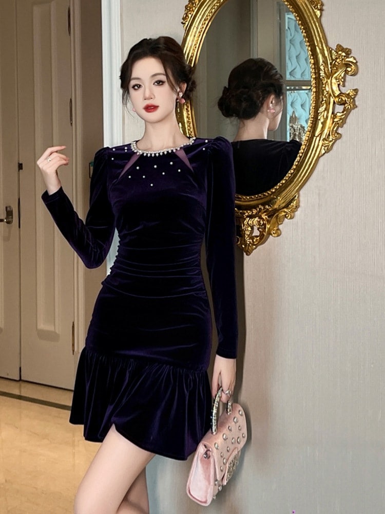 春 タイト ショート ベルベット ドレス パーティー キャバ 大人 同窓会 披露宴 卒業式 結婚式 演奏会 ウェディング 二次会 春 タイト ショート ベルベット ドレス パーティー キャバ 大人 同窓会 披露宴 卒業式 結婚式 演奏会 ウェディング 二次会