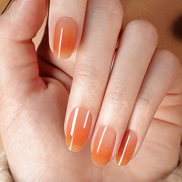 Qoo10] ジニピン ネイルシール シアージューシーオレンジ(