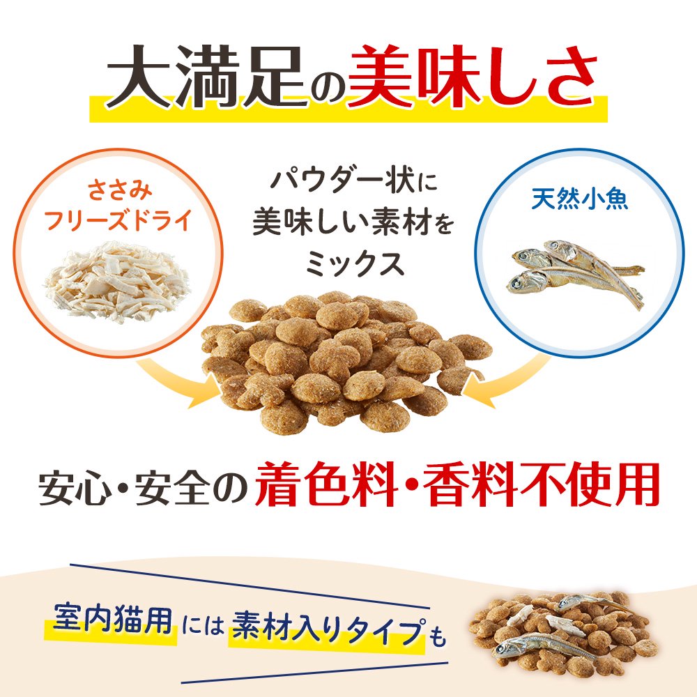 キャットフード オールウェル 室内猫用 贅沢素材入り フィッシュ味 天然小魚とささみフリーズドライ入り 750gX9 猫 CRC35―15―88―40―00 キャットフード オールウェル 室内猫用 贅沢素材入り フィッシュ味 天然小魚とささみフリーズドライ入り 750gX9 猫 CRC35―15―88―40―00