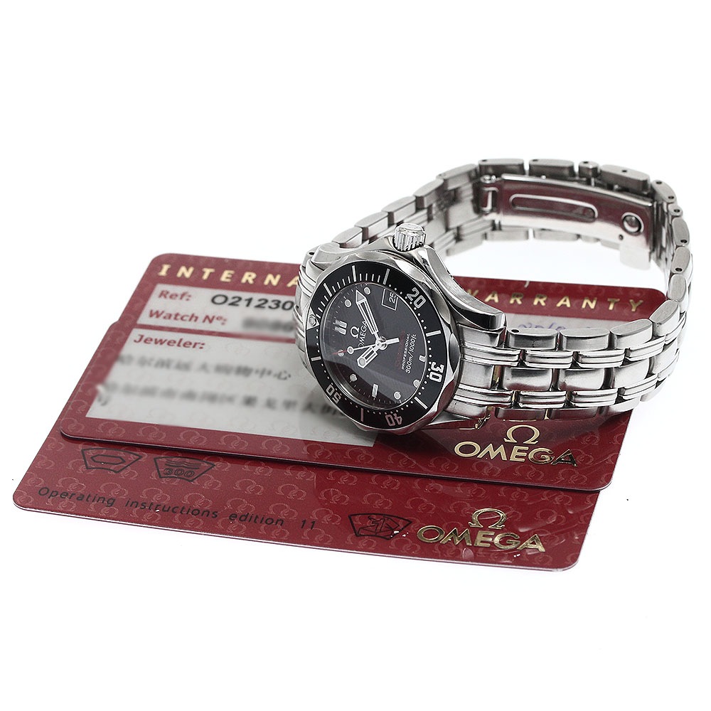 オメガ OMEGA 212.30.28.61.01.001 シーマスター300 デイト クォーツ レディース 保証書付き_877554【中古】 オメガ OMEGA 212.30.28.61.01.001 シーマスター300 デイト クォーツ レディース 保証書付き_877554【中古】