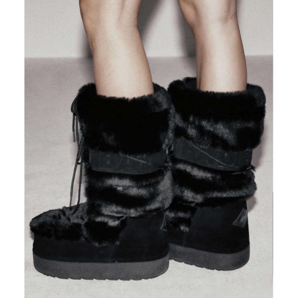 BADBLOOD Eskimo boots tall platform black w-sho24-007 BADBLOOD Eskimo boots tall platform black w-sho24-007