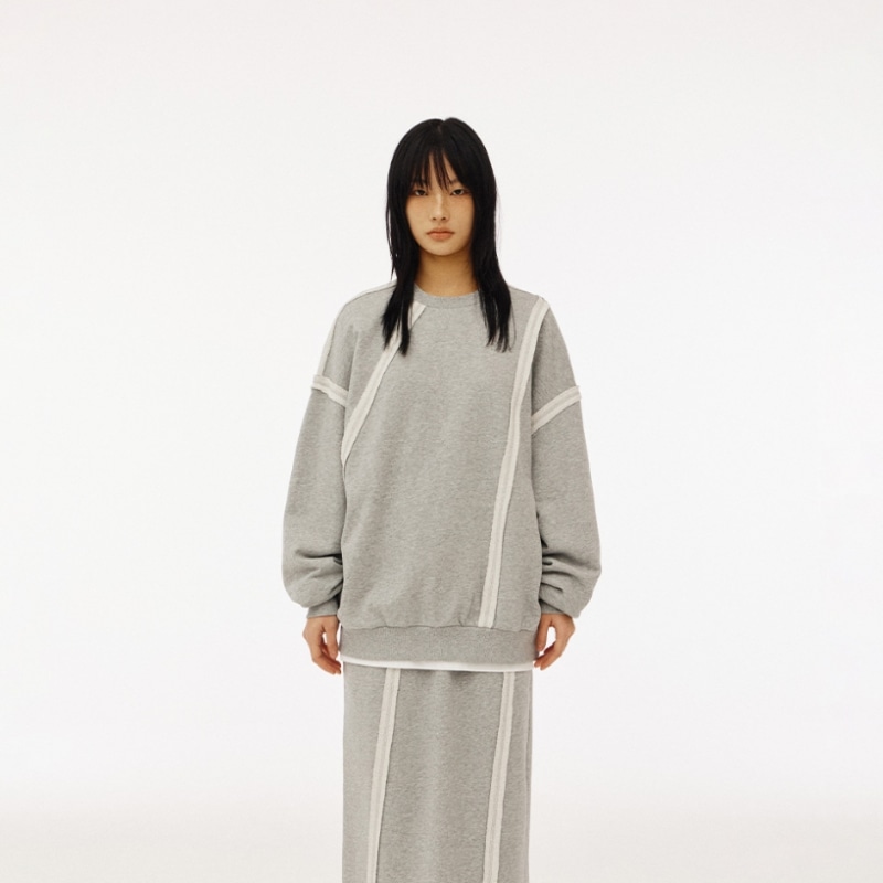 1993 スタジオシンボルカットオフスウェットシャツ_グレー