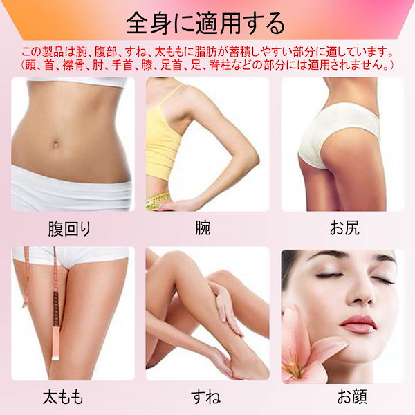超音波EMS　痩身マッサージ　美品 Qoo10] 美顔器40Kキャビテーション超音波ボディ