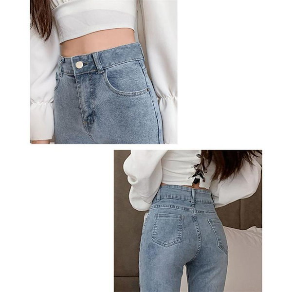 Qoo10] スキニーパンツ デニムパンツ レディース