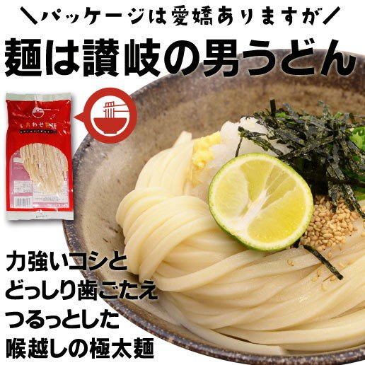 Qoo10] 極太 純生讃岐うどん 大容量900g し