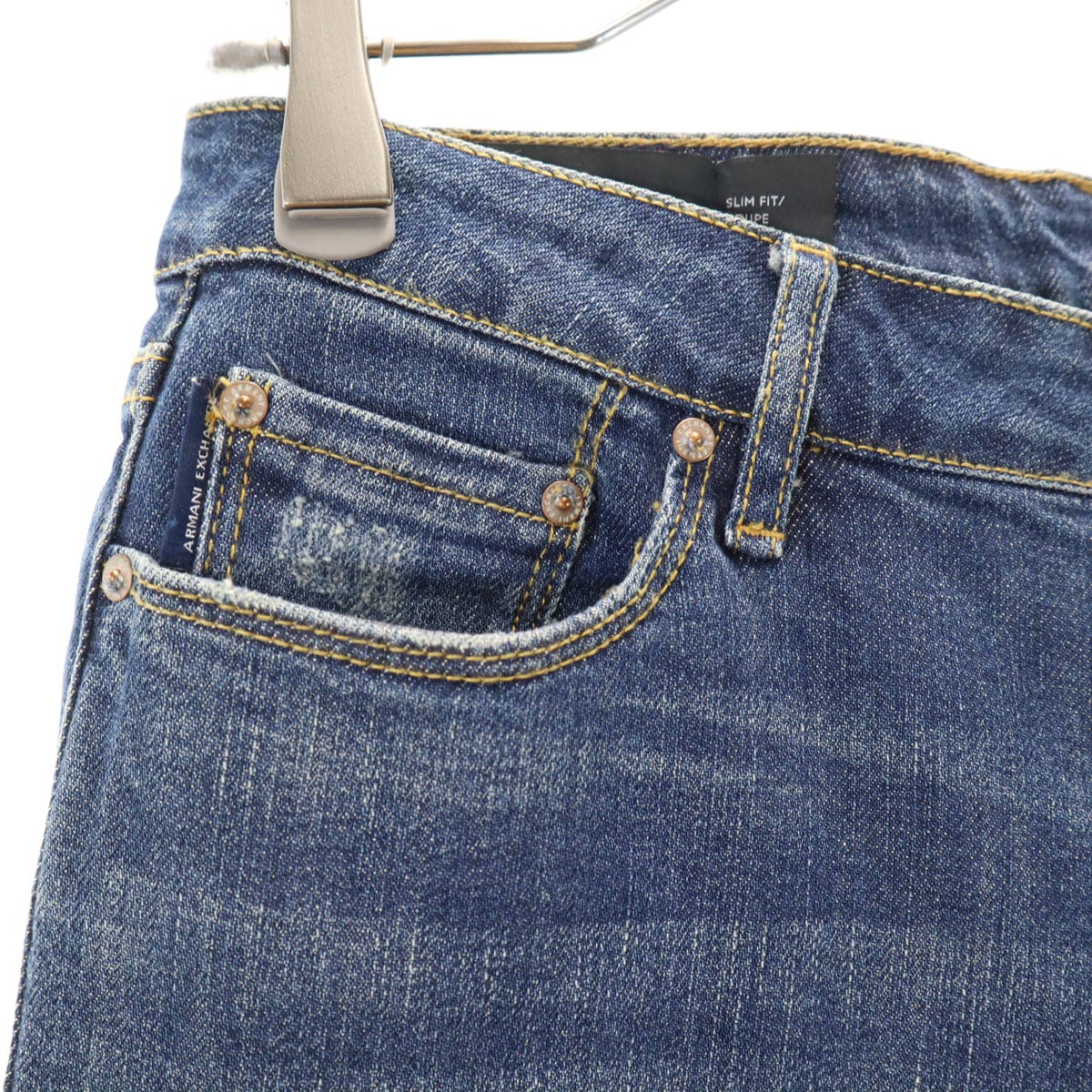 ストレートデニムパンツ W26 ジーンズ レディース 古着