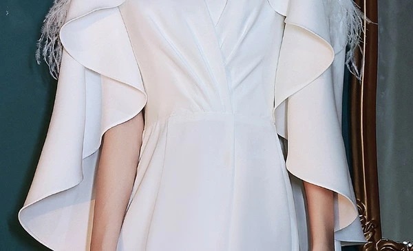 2点購入で200円割引プロモーション最終日 しなくケープドレス ポンチョドレス イブニングドレス ロングドレス マーメイドドレス 二次会ドレス 同窓会ドレス 成人式ドレス 白いドレス 白ドレス 演奏会